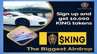 Thekingslife free airdrop 10000 free  kings token Tamil