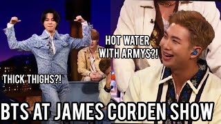 BTS James Corden 2021 | BTS comment on James Corden Show 2021