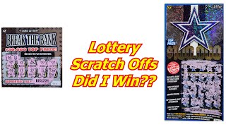 Texas Lottery Scratch Off A $2 And 2-$5 Tickets Did I Win?