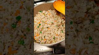 🏫Healthy kids fried recipe 🍚 in 10 mins #vegfriedrice #kidslunchbox #cooking #quickrecipe #shorts