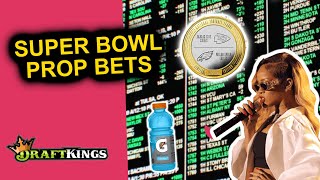 FUN NFL SUPER BOWL PROP BETS (National Anthem, Halftime Show, Commercials, Gatorade Color, & More)