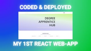 I coded a Degree Apprentice Web-App for you! | Start Up Diaries Pt.5