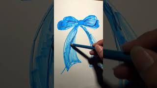 Drawing a bow #shorts