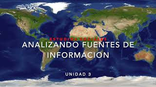 Estudios Sociales, Analizando Fuentes de Informacion