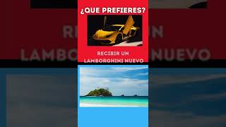 ¿Que prefieres? Recibir un LAMBORGHINI o obtener una ISLA PRIVADA