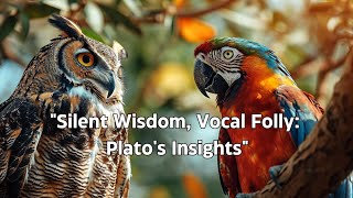 "Silent Wisdom, Vocal Folly: Plato's Insights" #motivationalquotes #foryou