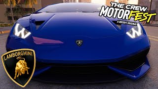 Using the LAMBORGHINI HURACAN in the Grand Race **CRAZY FAST** - The Crew Motorfest