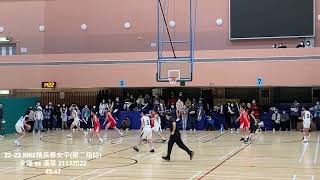 22-23 NIKE精英賽女子(第二階段)永隆 vs 漢華 21122022