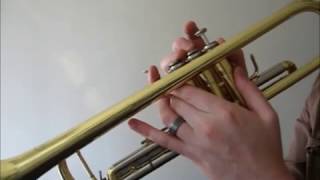 Learn to play C blues scale on trumpet