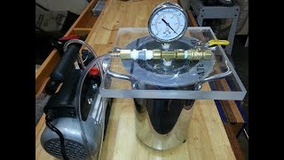 47 - Vacuum Chamber from an Asparagus Pot?