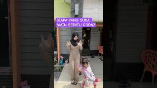 MENDADAK RIVIA JATUH DARI SEPATU RODA! 😰😱 #viralvideo #shorts