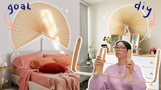 I tried making that fan (and more aesthetic DIY decor) | WITHWENDY