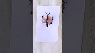 PENCIL SHAVING ART - MAKING A BUTTERFLY WITH PENCIL SHAVING - KALEM ÇÖPÜNDEN KELEBEK YAPIMI #diy