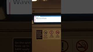 OSCAR Internal Destination Indicator refresh 2023 Next Stop Waverton railway station NSW TrainLink