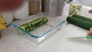 How to prepare cucumbers