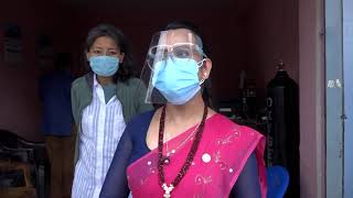 इनास र प्रतिभा नक्षत्रको सहकार्यमा मास्क वितरण Mask distrubution by INAS and Pratibhanakshetra