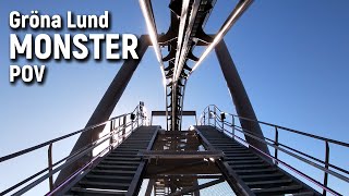 MONSTER - King of Roller Coasters POV | Premiere Day at Gröna Lund