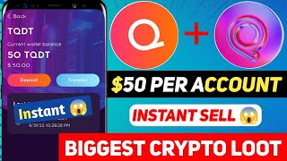 50$ Instant Withdraw In Qwallet 🔥 Qwallet Loot 😍 Qchain Node Withdraw Trick