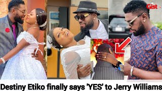 Destiny Etiko finally says 'YES' to Jerry Williams, N6.7million birthday alert