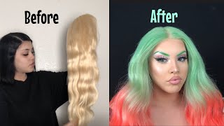 How to dye a blonde wig | YGwigs