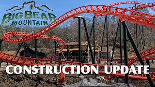 Dollywood Big Bear Mountain Roller Coaster Construction Tour February 2023