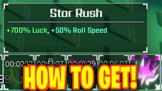 HOW TO GET STAR RUSH SHOWCASE In SOLS RNG EON1 UPDATE! Roblox