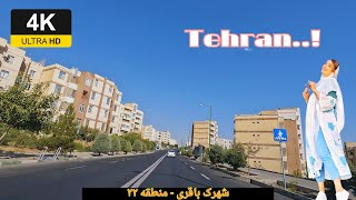 Driving in Tehran - Bagheri town - Iran 4k