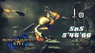 MH Rise : Thunder Serpent Narwa Solo (Sword and Shield) - 5'46''66