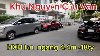 Bán nhà hẻm xe hơi lớn khu Nguyễn Cửu Vân- P.17- Q.Bình Thạnh- 4.4 ×22m - 4 tầng