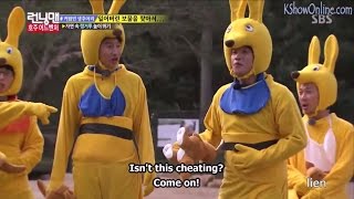 Rain 비 n Running Man - The cutest kangaroos