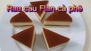 Rau câu Flan cà phê