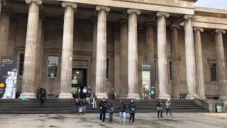 British Museum London Video Footage Outside, buy video footage, video clip download