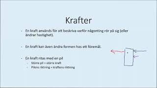 Krafter inledning