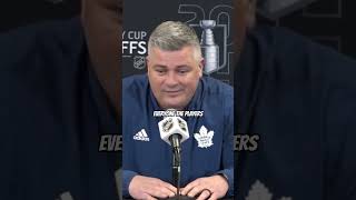 Sheldon Keefe On Auston Matthews #nhl #hockey