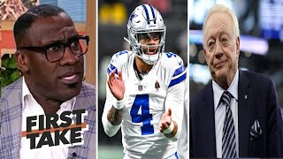 FIRST TAKE: Shannon Blasts Jerry Jones for 'Confusing' Trade Decisions! Will Mingo Help the Cowboys?