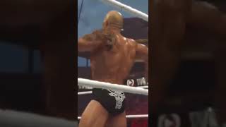 Roman kick out Rock finisher #wwe #wwe2k24  #wrestling #trending