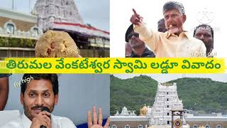 తిరుమల వేంకటేశ్వర స్వామి లడ్డూ వివాదంTirumala