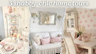 3 SHABBY CHIC Home Tours💝Inspiration