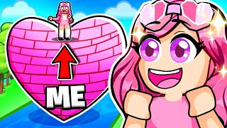 Building The LARGEST HEART in Roblox Build a Boat!