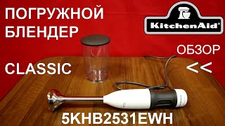 Блендер KitchenAid Classic 5KHB2531EWH – ОБЗОР