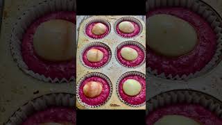 Marbled Eggs In Beet Muffins