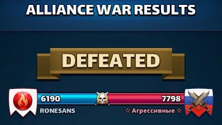 RONESANS vs. Агрессивные Aggressive- Feb.11, 2024 Savaş ⚔️ Empires and Puzzles Alliance War