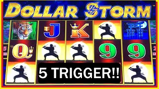 DOLLAR STORM was 🔥HOT!! - BIG BALLS and 5 TRIGGER BONUS!🎰💲💰😎