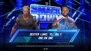 WWE 2K24 Dexter Lumis Vs Big E | SMACKDOWN | Universe Mode