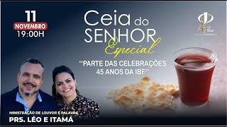 UM RECADO DE DEUS PARA SEU POVO - CULTO DE CEIA - 11/11/2023