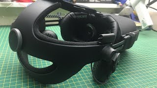 Oculus Quest with the HTC Vive Deluxe Audio Strap, watch the install process.