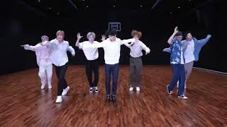 bts permission to dance dance practice mirrored 前奏4秒