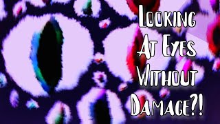 Looking At Eyes Without Taking Damage?! Roblox Doors