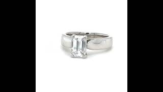 GIA 18ct White Gold Diamond Engagement Ring 1.21ct