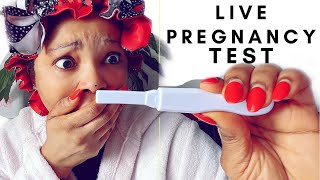 LIVE Pregnancy TEST//Shocking REACTION //very EMOTIONAL//VLOG//